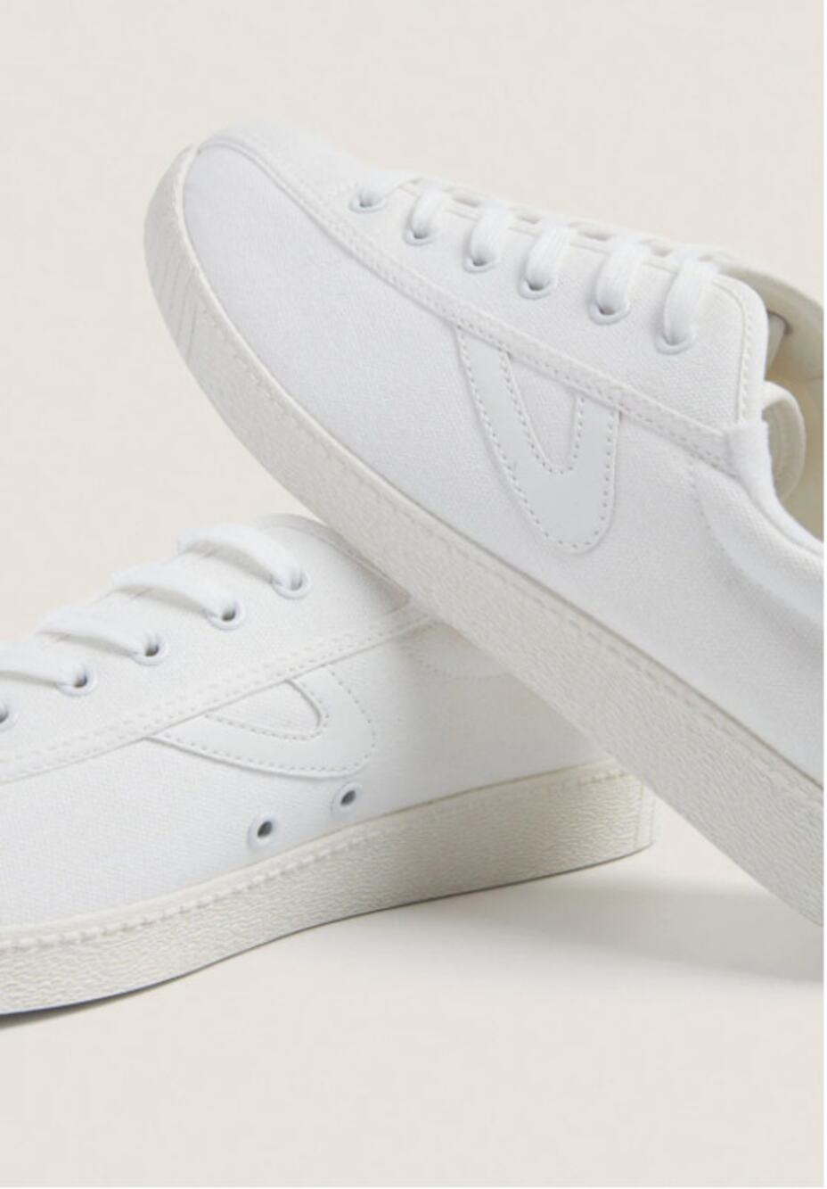 Tretorn White Nylite Canvas Sneakers 8.5 Tennis Shoes NWT Current Tuckernuck